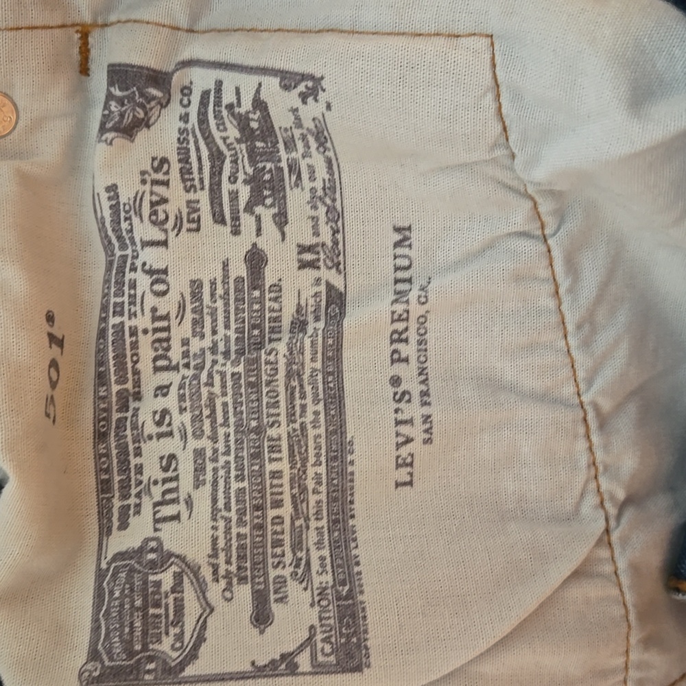 LEVI'S 501 '90S BUTTON FLY WOMEN'S PREMIUM DENIM JEANS NEW TAGS 26 X 30 MID RISE - Picture 15 of 15